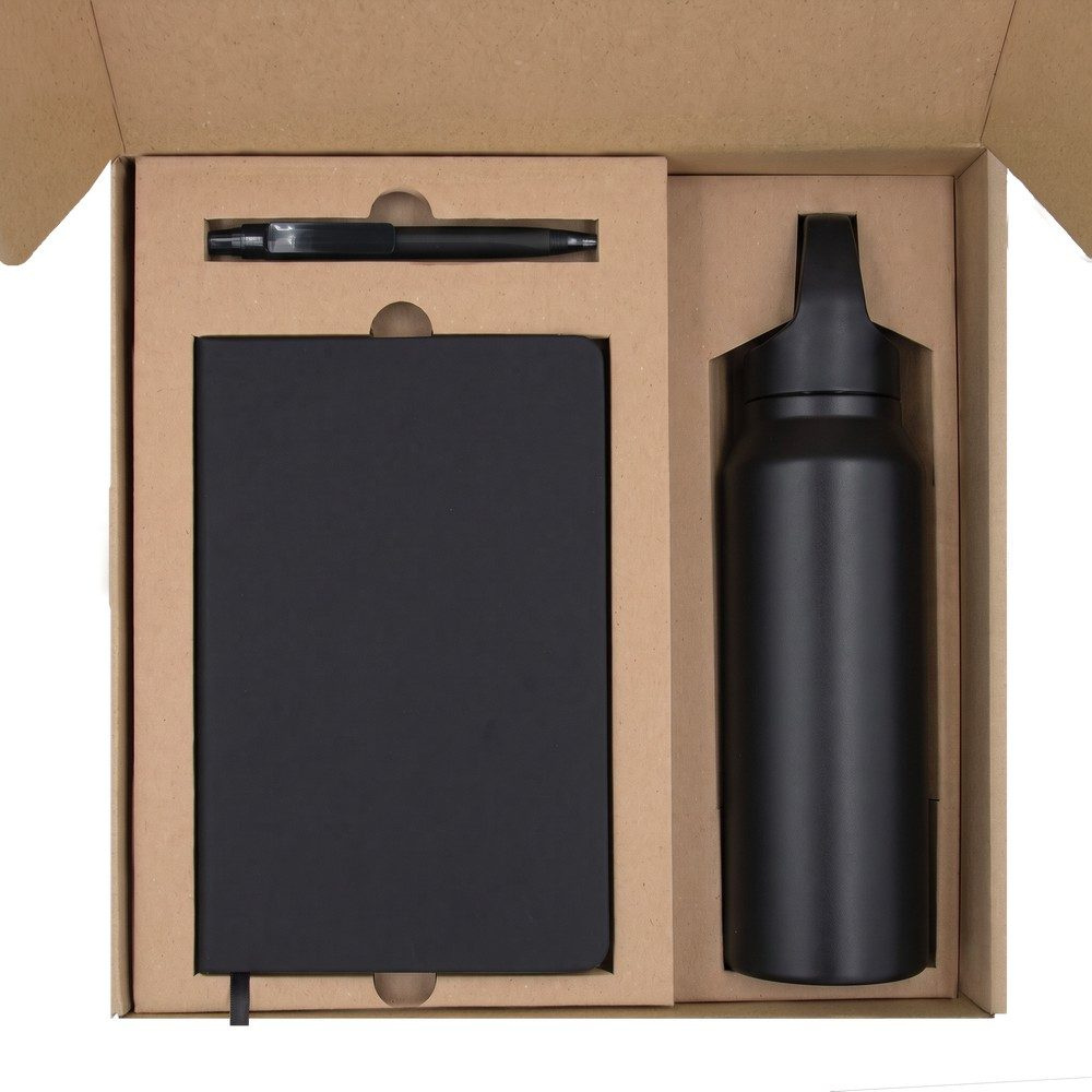 Geschenkset, Thermosflasche, Kugelschreiber, Notizbuch | Giffray, Produktbild (1)