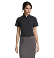ESCAPE POPLIN WOMEN SHIRT, Schwarz