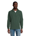 NESS SWEAT FLEECE 1/4 ZIP, Tannengrün