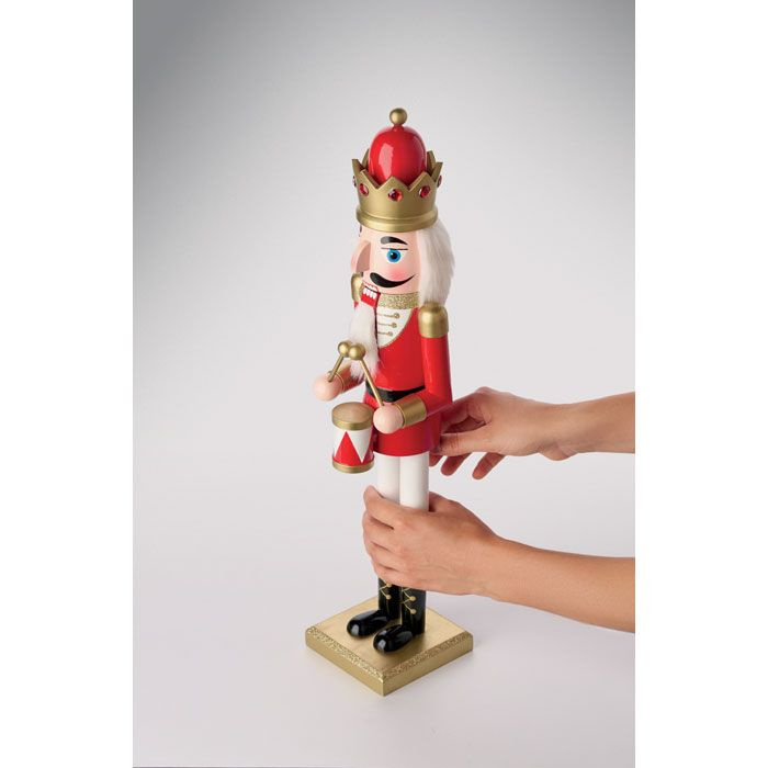 Große Nussknacker-Figur, Rot, Produktbild (1)