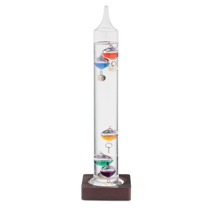 Galileo Thermometer Glas 28cm, Transparent, Produktbild (1)
