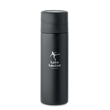 Doppelwandige Flasche 420 ml, Schwarz, Produktbild (2)