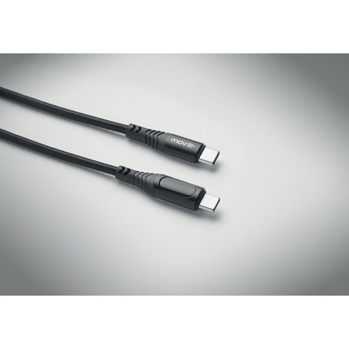 100W Ladekabel Typ-C, Schwarz, Produktbild (1)