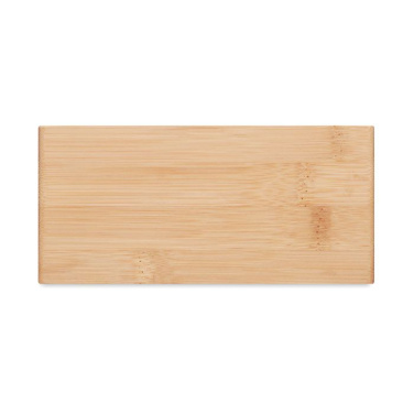 Tischuhr mit Ladestation, Holz, Produktbild (3)
