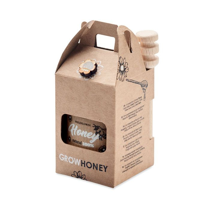 Wildblumenhonig-Set 50g, Holz, Produktbild (1)