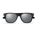 Sonnenbrille mit Bambus NARVA, Glänzendes Silber