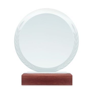 Runder Pokal Kristallglas, Braun, Produktbild (2)