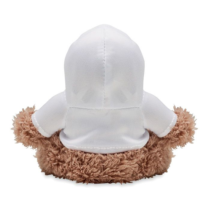 Plüsch-Affe mit Hoody, Weiß, Produktbild (1)