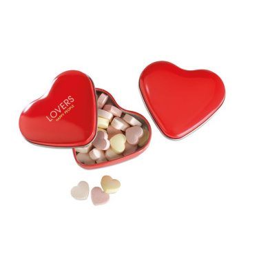 Herzdose mit Bonbons, Rot, Produktbild (2)