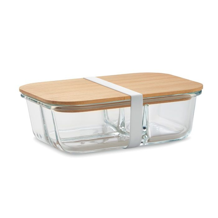 Lunchbox Glas 800ml, Transparent, Produktbild (1)