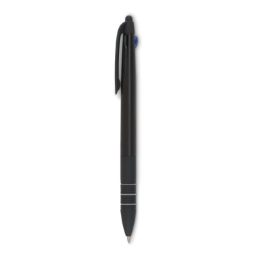 3-Farb-Kugelschreiber/Stylus, Schwarz, Produktbild (2)
