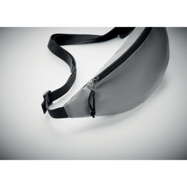 Reflektierende Gürteltasche, Mattsilber, Produktbild (2)