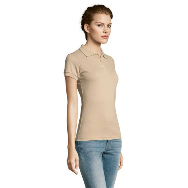 PRIME DAMEN POLO 200g, Sand, S, Produktbild (2)