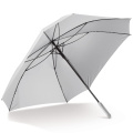 Luxus 27” quadratischer Regenschirm mit Hülle, Weiss