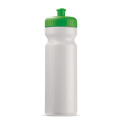 Sportflasche Bio 750 ml, Weiss / Grün