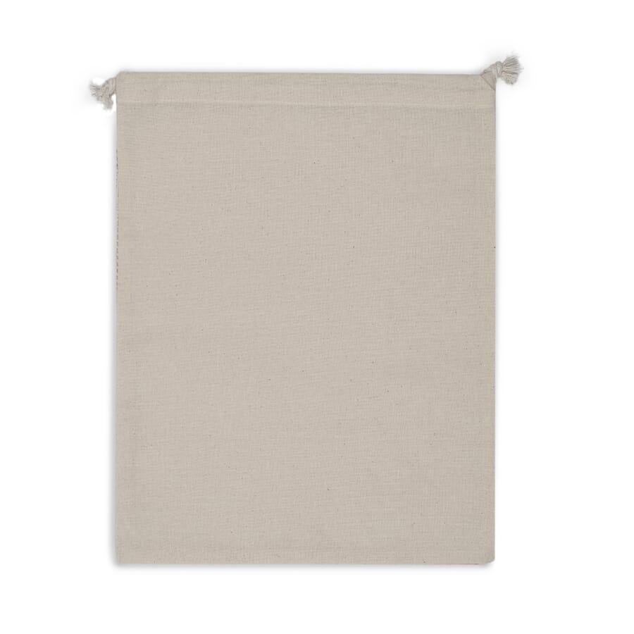 Wiederverwendbare Lebensmitteltasche OEKO-TEX® Baumwolle 25x30 cm, Ecru, Produktbild (1)