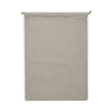 Wiederverwendbare Lebensmitteltasche OEKO-TEX® Baumwolle 30x40 cm, Ecru, Produktbild (3)