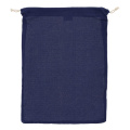 Wiederverwendbare Lebensmitteltasche OEKO-TEX® Baumwolle 30x40 cm, Dunkelblau