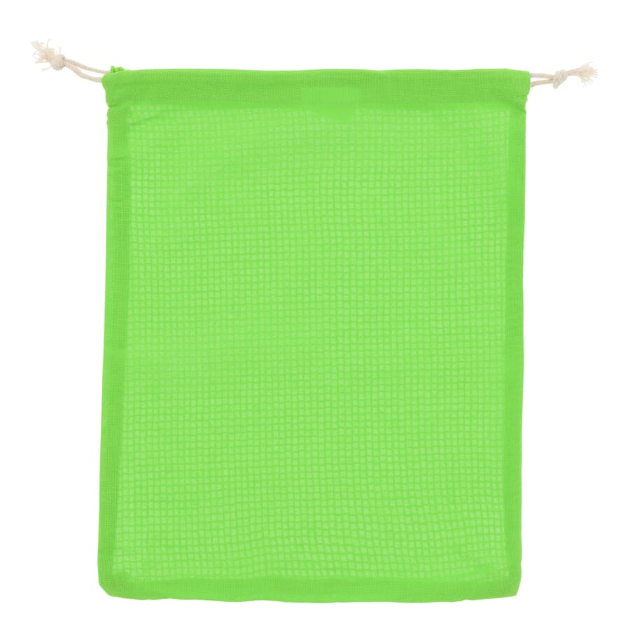 Wiederverwendbare Lebensmitteltasche OEKO-TEX® Baumwolle 25x30 cm, Hellgrün, Produktbild (1)