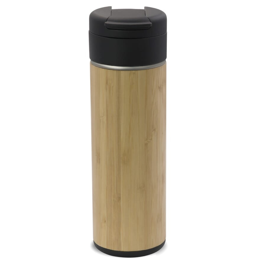 Isolierbecher Flow Bambus 400 ml, Holz, Produktbild (1)