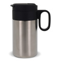 Isolierbecher Flow mit Griff 250 ml, Silber