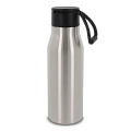 Isolierflasche mit Trageschlaufe 600 ml, Silber