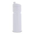 Sportflasche mit Rand 750 ml, Weiss / Weiss