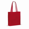 Tasche aus recycelter Baumwolle 140g/m² 38x10x42 cm, Rot