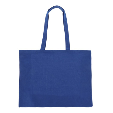 Tasche aus recycelter Baumwolle 140g/m² 49x14x37 cm, Blau, Produktbild (2)