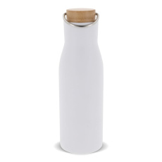 Isolier-Flasche mit Bambusdeckel, 500 ml