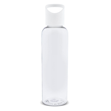 Loop Flasche transparent R-PET 600 ml, Transparent / Weiss, Produktbild (4)