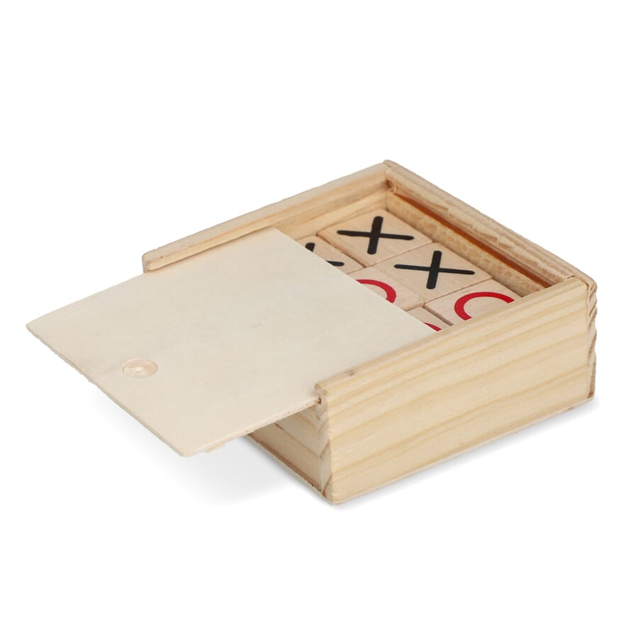 Tic Tac Toe Set in Holzkiste, Produktbild (1)