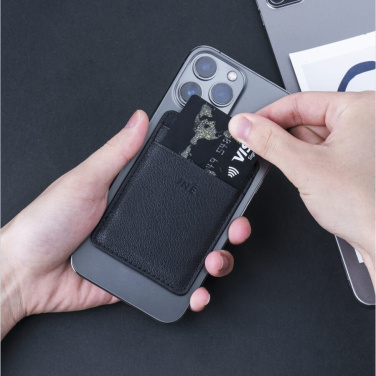 3198 | Xoopar Iné Mini NFC Wallet Recycled Leather, Schwarz, Produktbild (3)