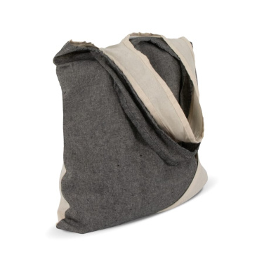 Einkaufstasche Recycelte Baumwolle OEKO-TEX® 140g/m² 38x42 cm, Grau, Produktbild (3)