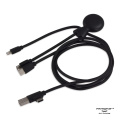 3199 | Xoopar Mr. Bio Powerbank and Cable pack 7000mAh, Schwarz