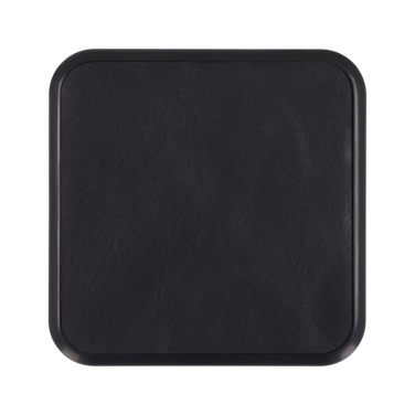 2259 | Xoopar Iné Wireless Fast Charger - Recycled Leather 15W, Schwarz, Produktbild (2)