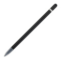 Langlebiger Aluminiumbleistift mit Radiergummi, Schwarz