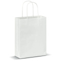 Kraftpapierbeutel 90g/m² 18x8x22 cm, Weiss