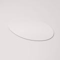 Vinyl Sticker Oval 20x10 mm, Transparent