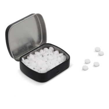 Mini-Pfefferminzdose, Schwarz, Produktbild (3)