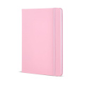 Notizbuch A5 aus PU, Pastellrosa