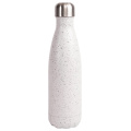 Sagaform Nils Stahlflasche Splash 500 ml, Weiss / Schwarz