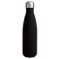Sagaform Nils Stahlflasche Gummi 500 ml, Schwarz
