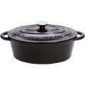 Orrefors Jernverk Emaillierte Ovale Eisenpfanne 3.5L, Schwarz
