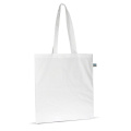 Tasche Fairtrade lang 140g 38x42, Weiss