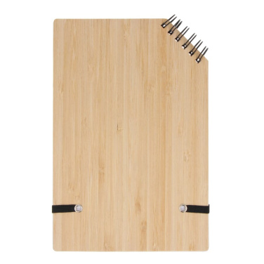 Notizbuch Bamboo Eckband A5, Natur, Produktbild (2)