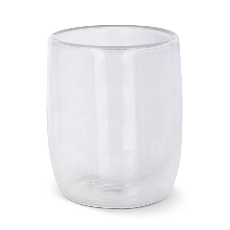 Doppelwandiges Kaffeeglas Marian 230 ml, Transparent, Produktbild (1)