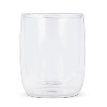 Doppelwandiges Kaffeeglas Marian 230 ml, Transparent, Produktbild (2)