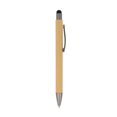 Kugelschreiber New York Stylus Papier, Natur, Produktbild (4)