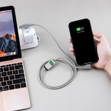 Xoopar Allure PD-Kabel mit Datenübertragung, Hellgrau, Produktbild (3)
